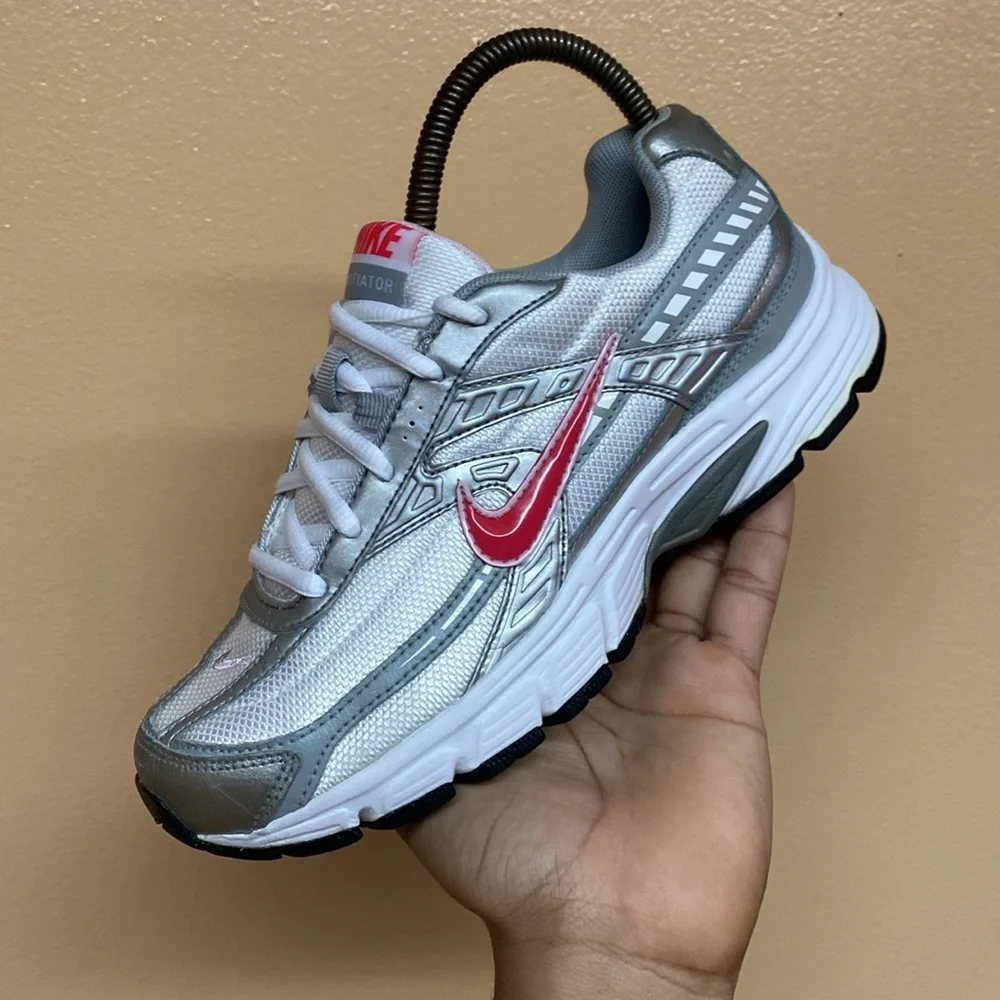 Nike Initiator Women’s Running Sneakers “White Metallic Silver Pink”